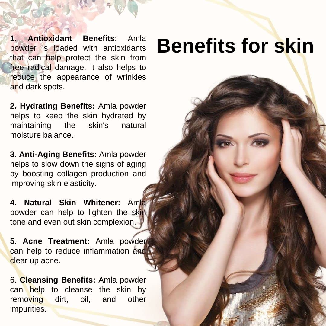 Organic Amla Powder (Indian Gooseberry) for Hair Growth - 100g