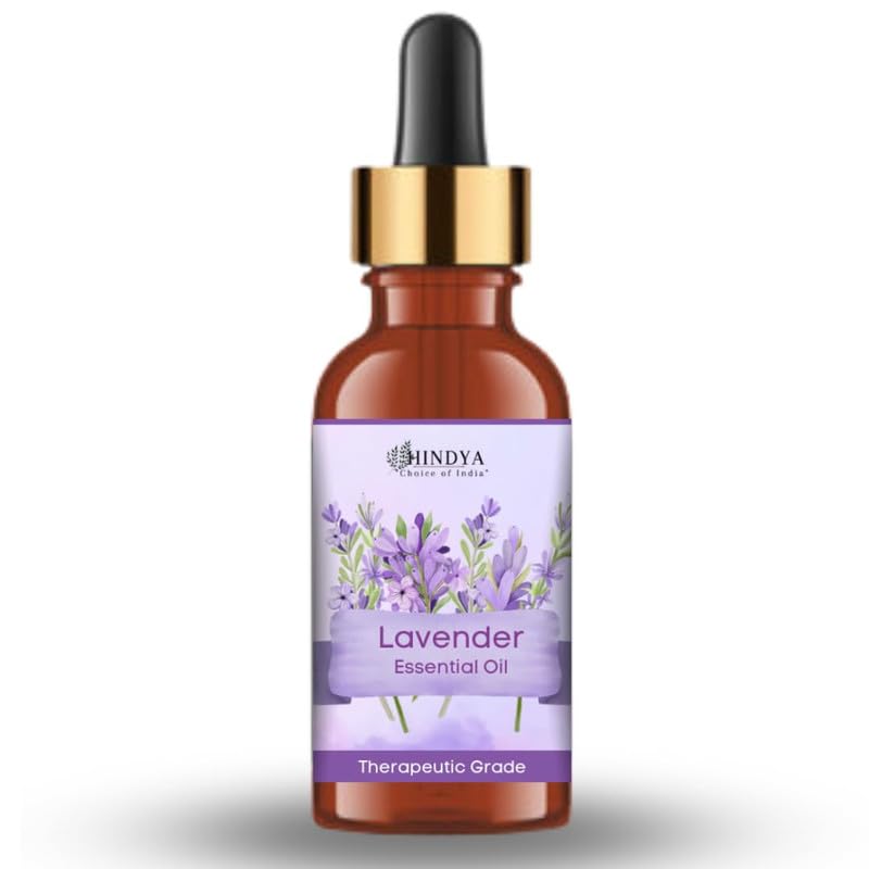 Lavender Essential Oil for Hair Growth & Relaxation - Ecocert Certified Organic - 15ml