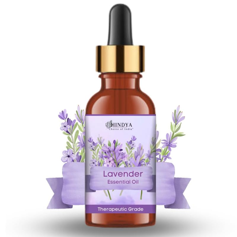 Lavender Essential Oil for Hair Growth & Relaxation - Ecocert Certified Organic - 15ml