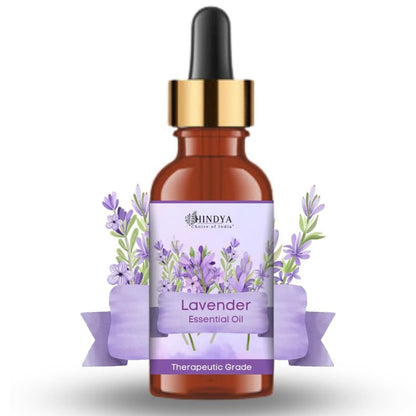 Lavender Essential Oil for Hair Growth & Relaxation - Ecocert Certified Organic - 15ml