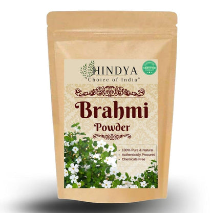 Organic Brahmi Powder (Bacopa Monnieri) for Hair Growth & Skin Care - 100g
