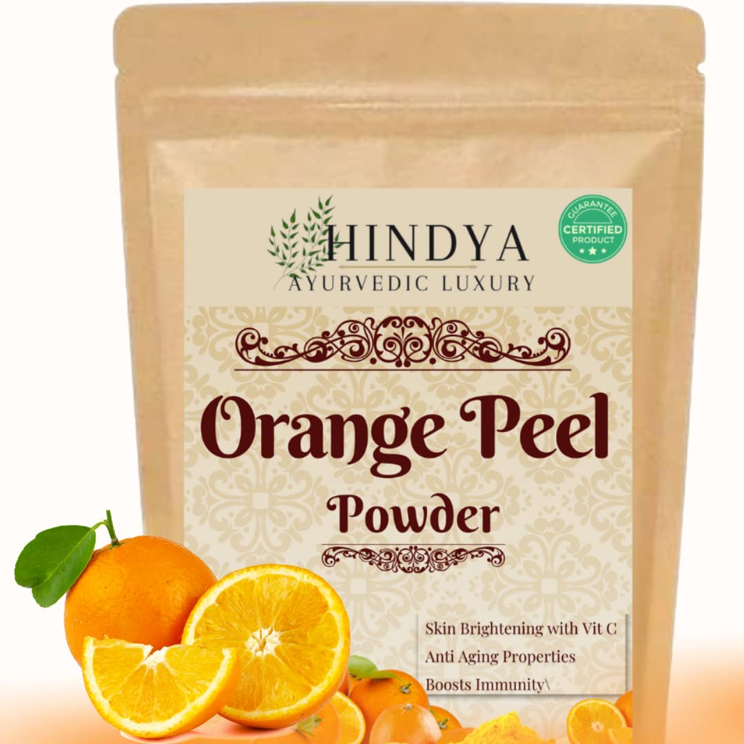 Orange Peel Powder for Skin - Face Pack for Tan Removal & Acne - 100g