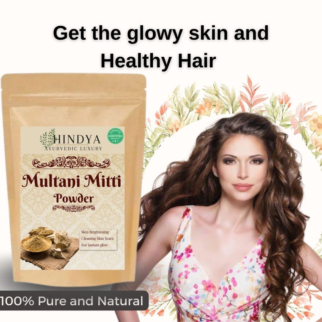 Multani Mitti Powder (Fuller's Earth) for Face, Skin & Hair - 100g