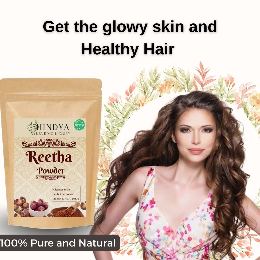 Reetha Powder (Soapnut) for Hair & Skin Care - 100g
