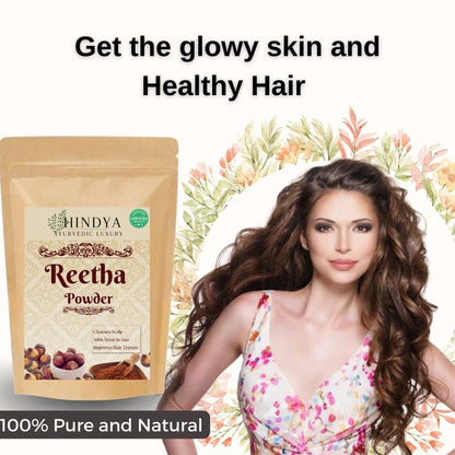Reetha Powder (Soapnut) for Hair & Skin Care - 100g