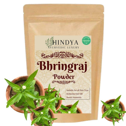 Bhringraj Powder for Hair Growth & Skin Care - 100g
