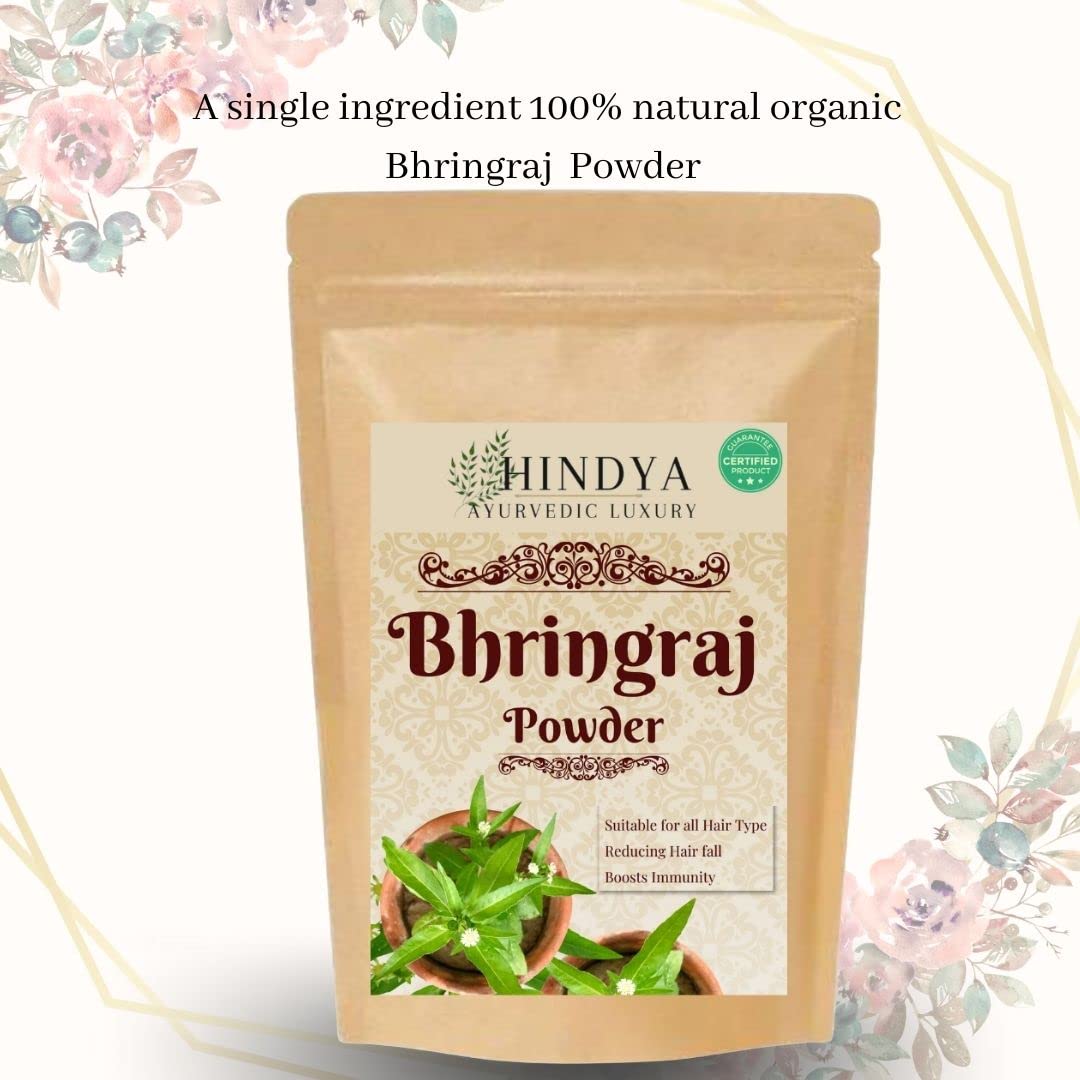 Bhringraj Powder for Hair Growth & Skin Care - 100g