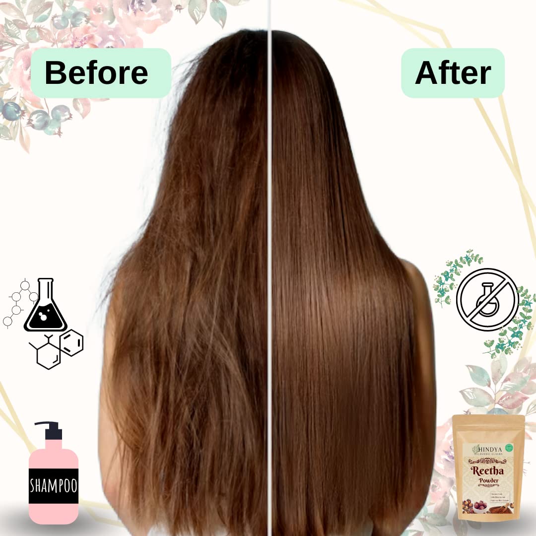 Reetha Powder (Soapnut) for Hair & Skin Care - 100g