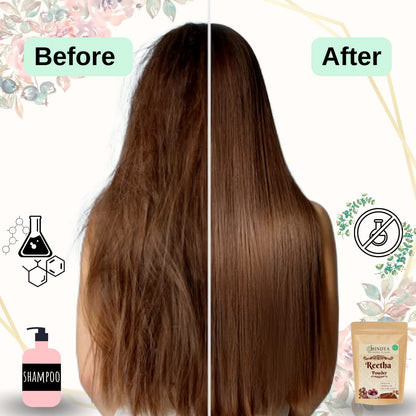 Reetha Powder (Soapnut) for Hair & Skin Care - 100g