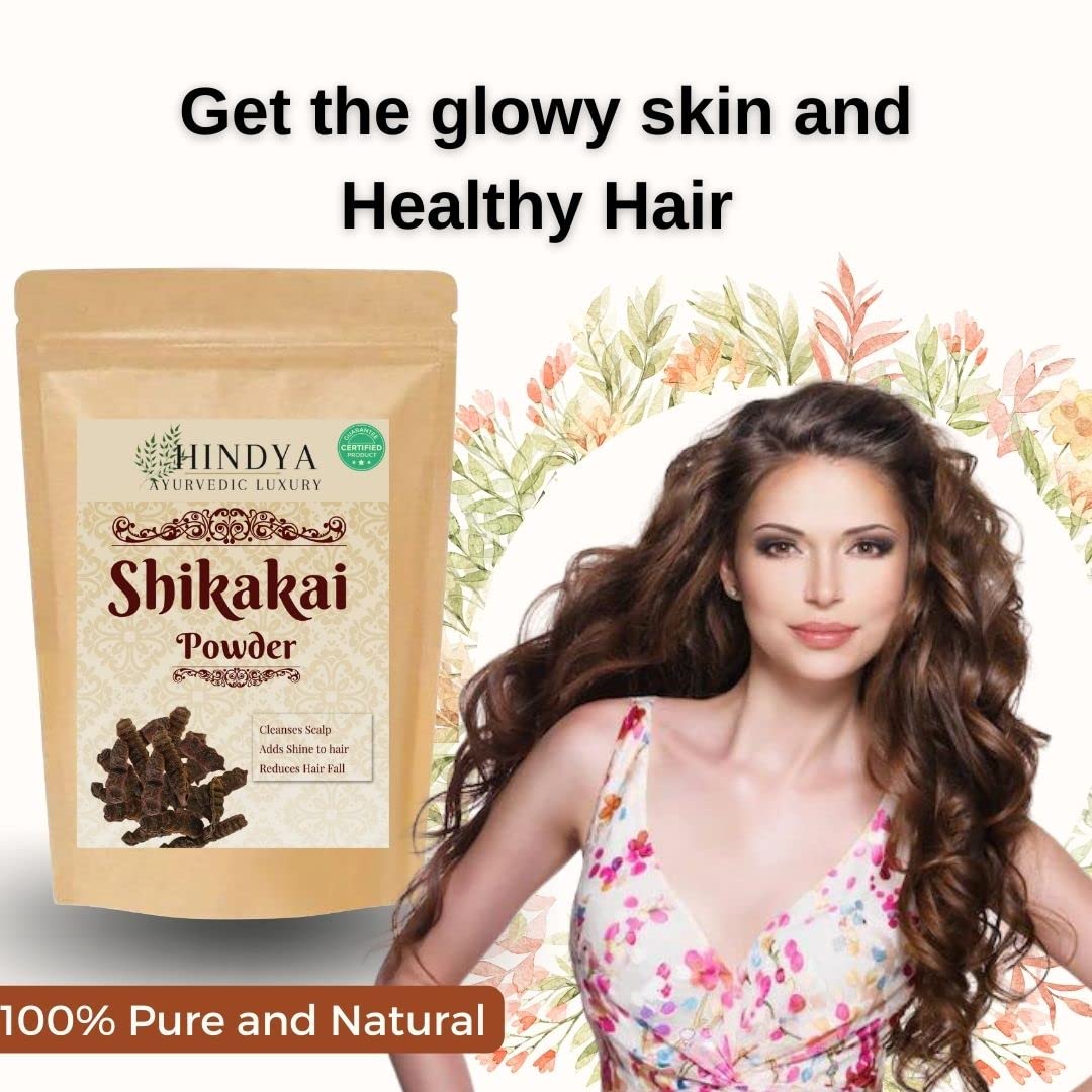 Shikakai Powder (Acacia Concinna) for Hair Care - Controls Hair Fall & Dandruff - 100g