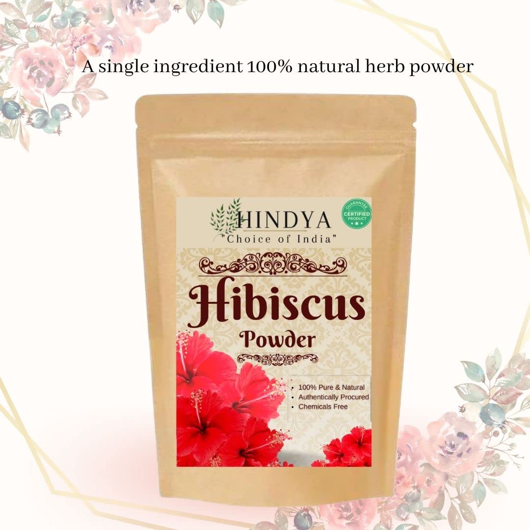 Organic Hibiscus Flower Powder - Hair & Skin Care - 100g