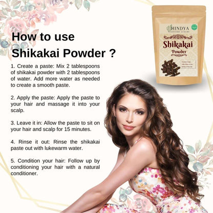 Shikakai Powder (Acacia Concinna) for Hair Care - Controls Hair Fall & Dandruff - 100g