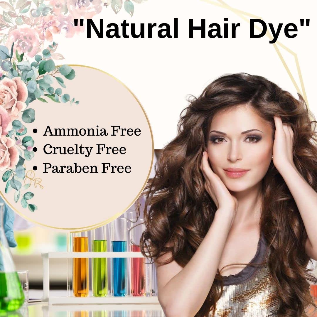 Organic Henna Powder (Mehendi) for Hair Color & Body Art - Triple Sifted - 100g