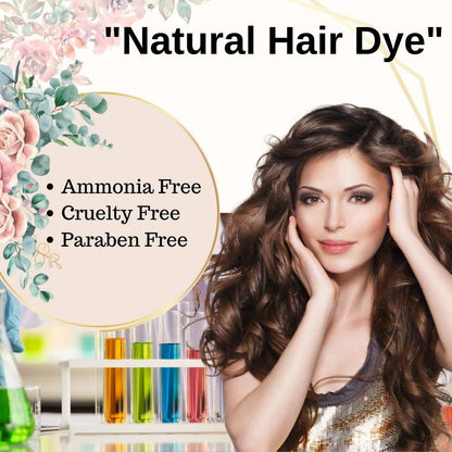 Organic Henna Powder (Mehendi) for Hair Color & Body Art - Triple Sifted - 100g