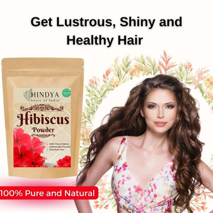Organic Hibiscus Flower Powder - Hair & Skin Care - 100g